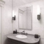 Miroir Mural Rectangulaire Clare Encadré Transparent de 47"
