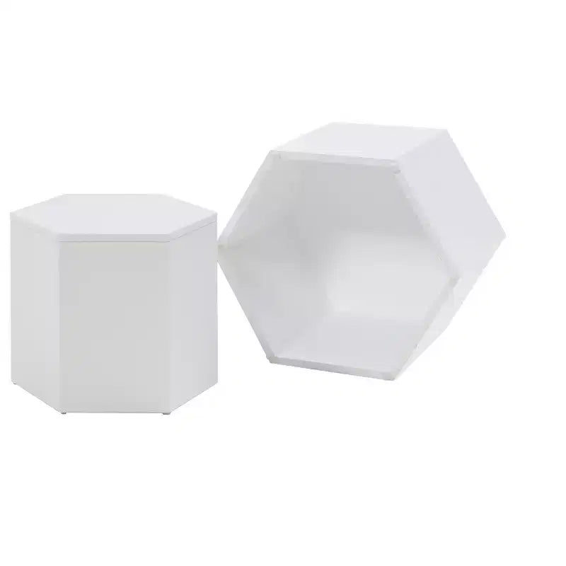 Lot de 2 tables basses gigognes rondes, tables d'appoint modernes pour salon/bureau, balcon/jardin peu encombrant