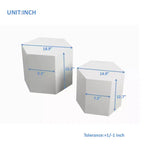 Lot de 2 tables basses gigognes rondes, tables d'appoint modernes pour salon/bureau, balcon/jardin peu encombrant
