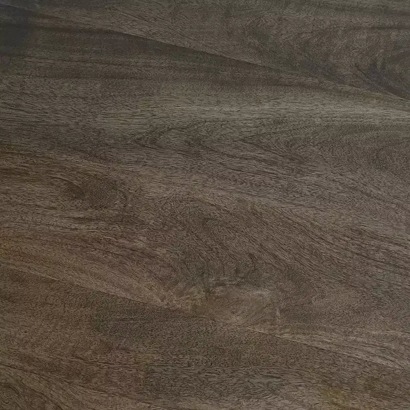 Table d'appoint de 24 pouces avec forme de tambour rond, fabriquée à la main en bois de manguier