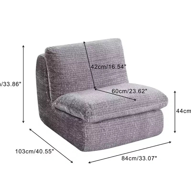 Canapé et fauteuil poire en velours côtelé, confort ultime pour se prélasser et jouer