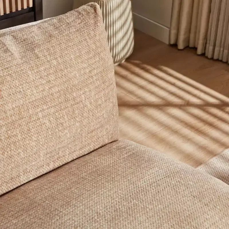 Canapé et fauteuil poire en velours côtelé, confort ultime pour se prélasser et jouer