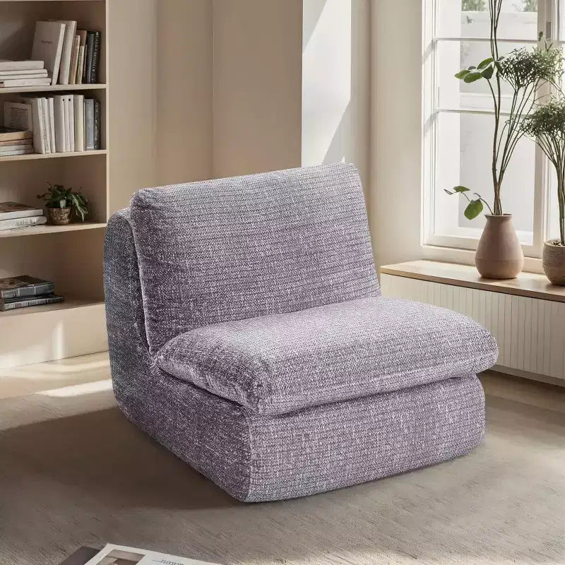 Canapé et fauteuil poire en velours côtelé, confort ultime pour se prélasser et jouer