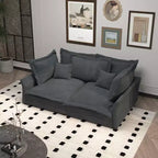 Canapé et méridienne Cloud avec plusieurs oreillers et un design luxueux pour un confort ultime