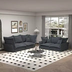 Canapé et méridienne Cloud avec plusieurs oreillers et un design luxueux pour un confort ultime