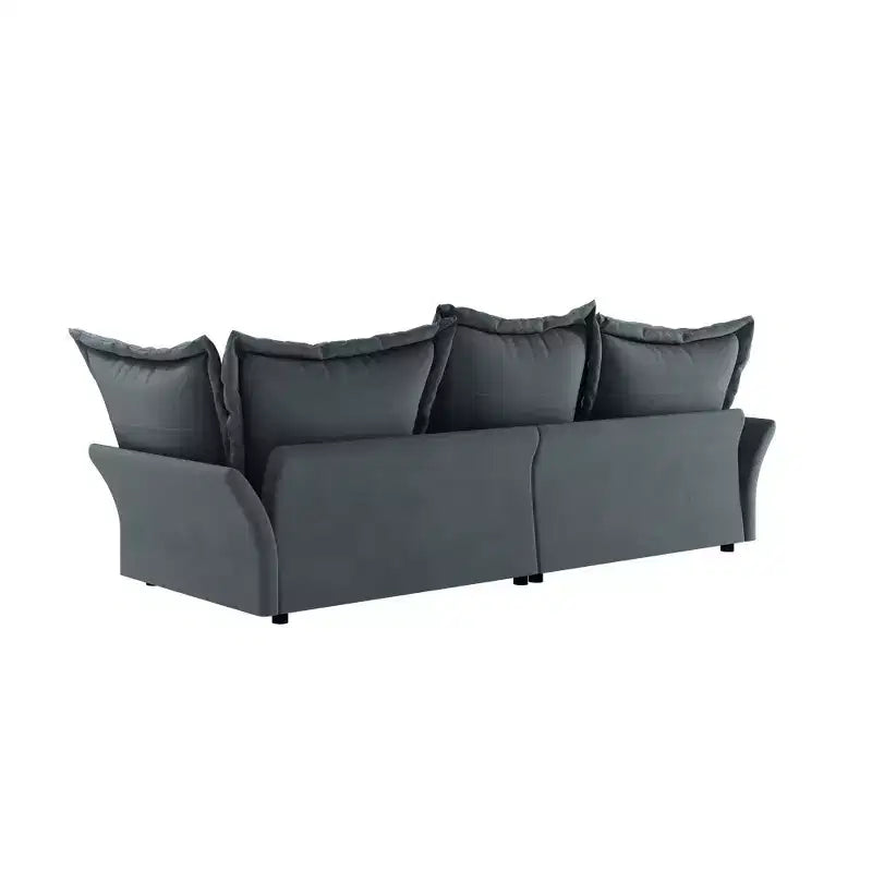 Canapé et méridienne Cloud avec plusieurs oreillers et un design luxueux pour un confort ultime