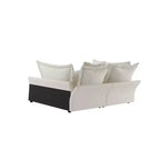 Canapé et méridienne Cloud avec plusieurs oreillers et un design luxueux pour un confort ultime