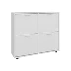 Meuble à chaussures avec 2 tiroirs basculants, Organisateur de chaussures sur pied, Meuble à chaussures étroit et dissimulé pour entrée, couloir, salon