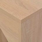 Table de bar Table de cuisine/salle à manger Table de bistrot avec étagère amovible - Chêne