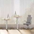 Bureau debout électrique monobloc réglable en hauteur, poste de travail informatique pour bureau à domicile, bureau assis-debout