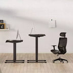 Bureau debout électrique monobloc réglable en hauteur, poste de travail informatique pour bureau à domicile, bureau assis-debout