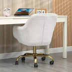 Chaise de bureau pivotante à 360°, en velours, avec dossier haut, hauteur réglable, accoudoirs rembourrés, chaise de bureau moderne