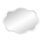 Miroir mural décoratif sans cadre festonné transparent