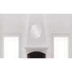 Miroir mural décoratif sans cadre festonné transparent