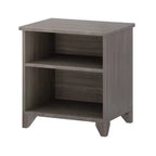 Table de chevet en bois massif avec étagères